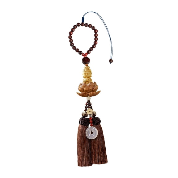 Almencla Buddha Car Mirror Hanging Decor for Vehicle Interior , B