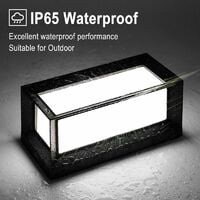 6000K Outdoor Wall Lamp, 18W Aluminum Outdoor Wall Lamp LED Outdoor Wall Lamps IP65 Anthracite Lighting Decoration Light For Courtyard Garden Terrace Near Wall Path