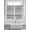 Green Light Purple Light Gray, variant on Spring Purple Flowers 2 Panel Kitchen Curtains for Windows, Farmhouse Leaves Fences Watercolor Bathroom Privacy Curtain, Home Décor Window Treatment for Bedroom/Living Room 55"x45"