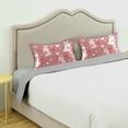 thumbnail image 3 of Yayeee Pillowcase King Size Set of 2 Satin Wrinkle Resistant Pillow Case, Bunny Love Blooms, 3 of 8