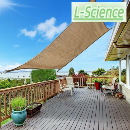 Sun Shade Sail Rectangle  UV Block Sun Shades Canopy for Outdoor Patio Garden