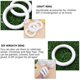 thumbnail image 4 of Anillos de espuma de poliestireno con corona de espuma artesanal de 12 piezas para manualidades navideñas Diy BANYUO  Hogar, 4 of 5