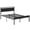 Black, variant on Twin Size Bed Frame, Metal Bed with Headboard, 700LBS Heavy Duty Mattress Foundation with Steel Slats Support, No Box Spring Needed, Noise Free