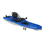 Pelican - Getaway 100 HDII - Sit-on-Top Recreational Pedal Kayak - 10 ft - Vapor Deep Blue/White