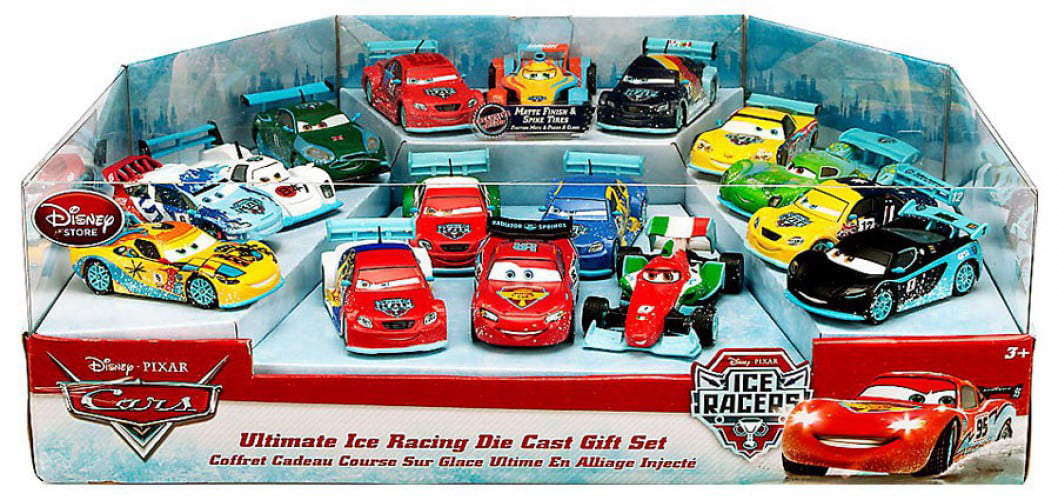DieCast Cars 3-Piece & Red Neon Racer Truck 1/64 Lot of 2  New Toy Gift Boy/Girl 