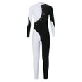 thumbnail image 2 of DPOIS Unitards for Girls Kids Sparkle Diamond Jumpsuit, 2 of 4
