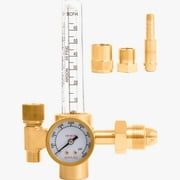 SPARC Argon CO2 Flow Meter MIG TIG + Regulator Welding 0-70 CFH CGA580 Inlet Flowmeter