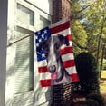thumbnail image 2 of Carolines Treasures CK6651CHF Polish Greyhound Dog American Canvas House Size Outdoor-Flags, Multicolor, 2 of 4