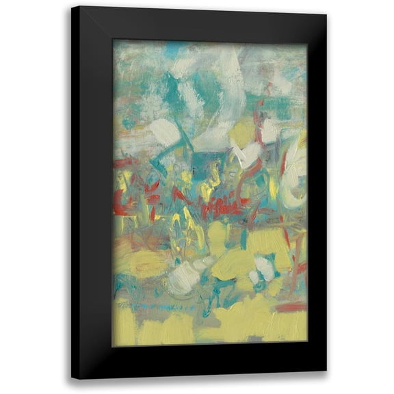 Goldberger, Jennifer 10x14 Black Modern Framed Museum Art Print Titled - Graffiti Abstract I