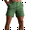 #047 Green-A10, variant on Nestiefly Streetwear Shorts Men 5 Inch Inseam Tailored High Waisted Elastic Waist Chinos Golf Shorts Roll-Up Cuff Above Knee Lightweight Jogger Board Shorts with Pockets Black L