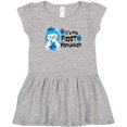 thumbnail image 3 of Inktastic It's My 1st Hanukkah Cute Bear with Dreidel Girls Toddler Dress, 3 of 5