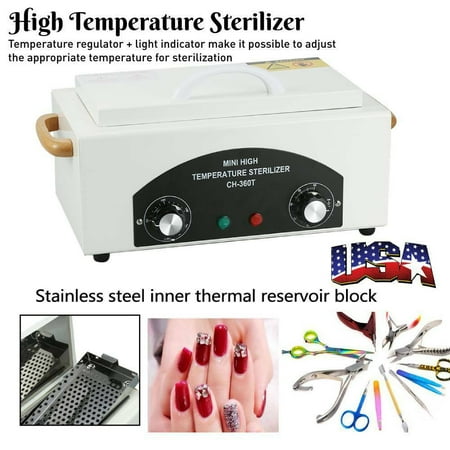 300W Heat Sterilizer Cabinet Autoclave Dental Tattoo Medical Disinfect Salon