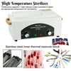 300W Heat Sterilizer Cabinet Autoclave Dental Tattoo Medical Disinfect Salon