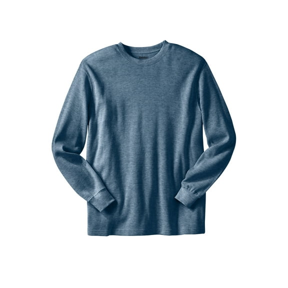 KingSize Men's Big & Tall Waffle-Knit Thermal Crewneck Tee