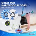 thumbnail image 2 of KEEPOW RinseClean Spin Mop Replacement Head, 6 Pack Microfiber Mop Refills Compatible with EasyWring RinseClean 2 Tank System for Floor Cleaning, 2 of 7