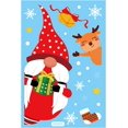 thumbnail image 1 of Christmas Theme Window Sticker Elk Snowflake Santa Claus Window Decorations Clings Decal Stickers Portable No Adhesive Stickers (A3), 1 of 3