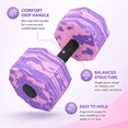 thumbnail image 3 of Aquatic Exercise Dumbbells, Water Dumbbell Pool Resistance Aquatic Fitness Barbell, with EVA Foam Pool Weight Dumbbell for Water Aerobics Weight Loss(Purple), 3 of 11