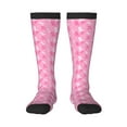 thumbnail image 2 of Picia Women Crew Soft Moisture-wicking Socks Breast Cancer Awareness (3) Pattern Design Cotton Socks, One Size fit All, 2 of 9