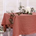 thumbnail image 3 of Mantel de tela Natural 100% Lino puro, cubierta de Mesa de Color sólido para cocina, comedor, fiesta, Decoración de mesa de vacaciones, 3 of 5