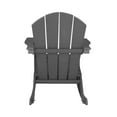 thumbnail image 7 of GARDEN Outdoor Adirondack Rocking Chairs for Patio (Set of 4), Gray, 7 of 7