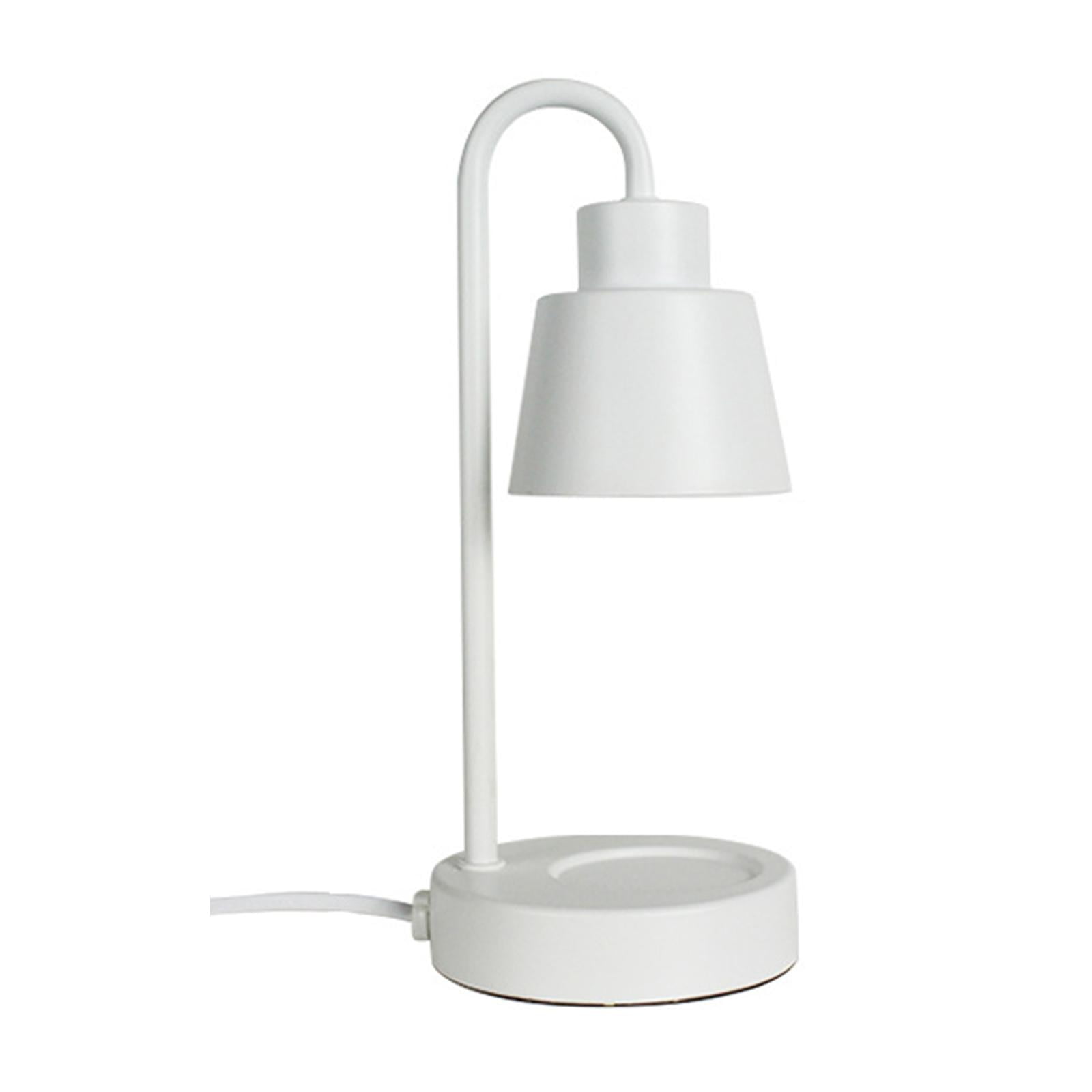 Lampe à cire parfumée à aromathérapie, chauffe-bougie électrique à intensité variable, lampe de table pour chambre, bureau ou espace de travail (prise européenne