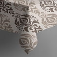 thumbnail image 3 of Boho Brown Damask Ethnic Pattern Rectangle Tablecloth 60"x84",Waterproof Polyester Rectangle Table Cloth, Wipeable Spillproof Polyester Tablecloth for Dining, Camping, Indoor and Outdoor, 3 of 5