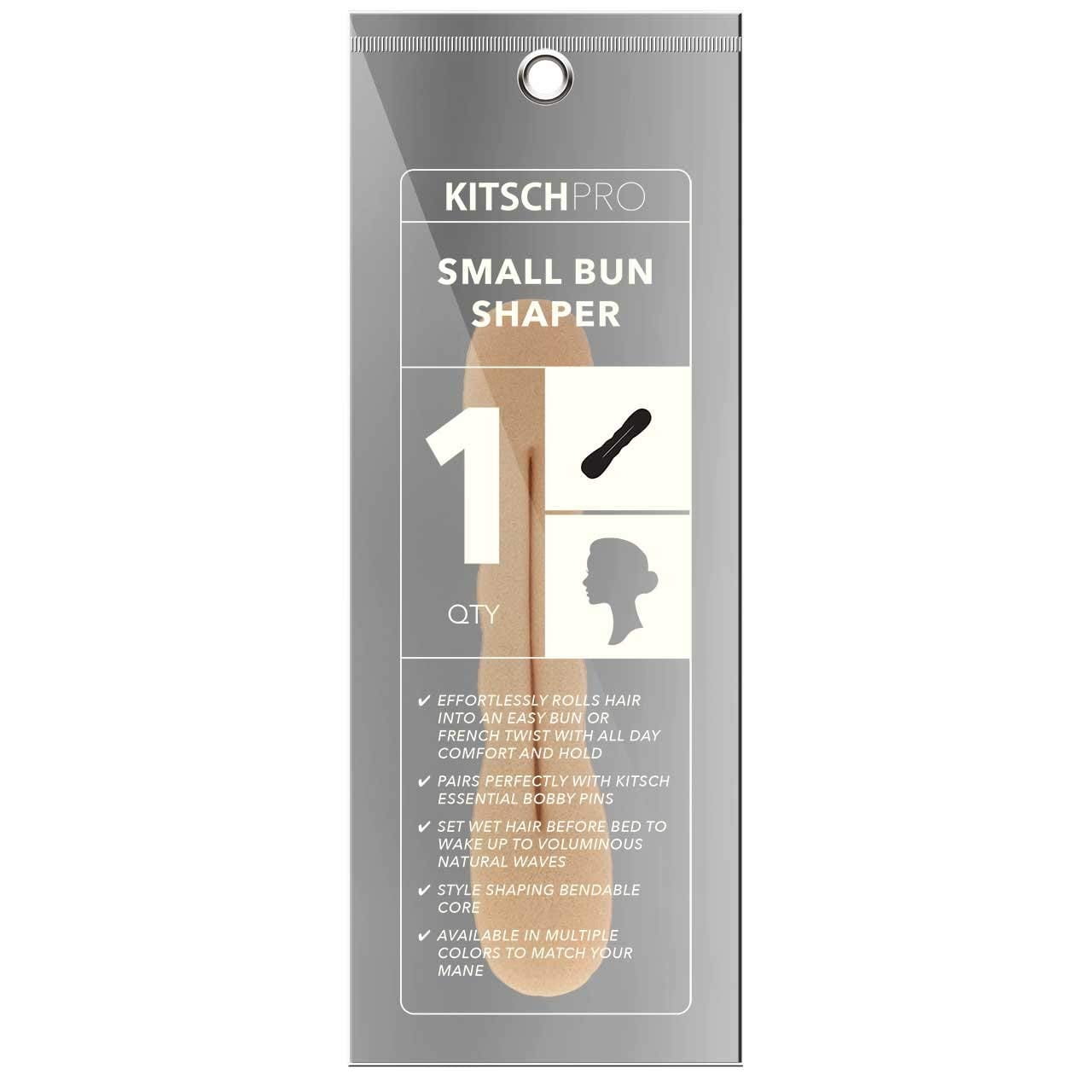 Kitsch Pro Bun Shaper and Heatless Hair Curler (Small, Blonde