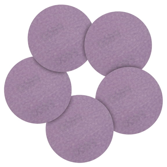 30 Pcs 3 Inch Sanding Disc 600 Grit Round Hook and Loop Sandpaper Fit for Random Orbital Sander or Automotive Car Repairing, Grinding and Polishing, Purple