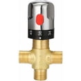 thumbnail image 1 of Mitigeur thermostatic réglable de salle de bains mitigeur d'eau en laiton vanne de contr?le de température de mélange d'eau chaude/froide - Type 3, 1 of 5