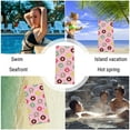 thumbnail image 4 of Yaoyar Microfiber Lightweight Thin Beach Towel Sandproof Compact Clearance Towels Quick Dry Sand Free Pool Swim Fast Drying Sandless Blanket Travel Vacation Women Men Adult Gift 27.55x59.05in, 4 of 8
