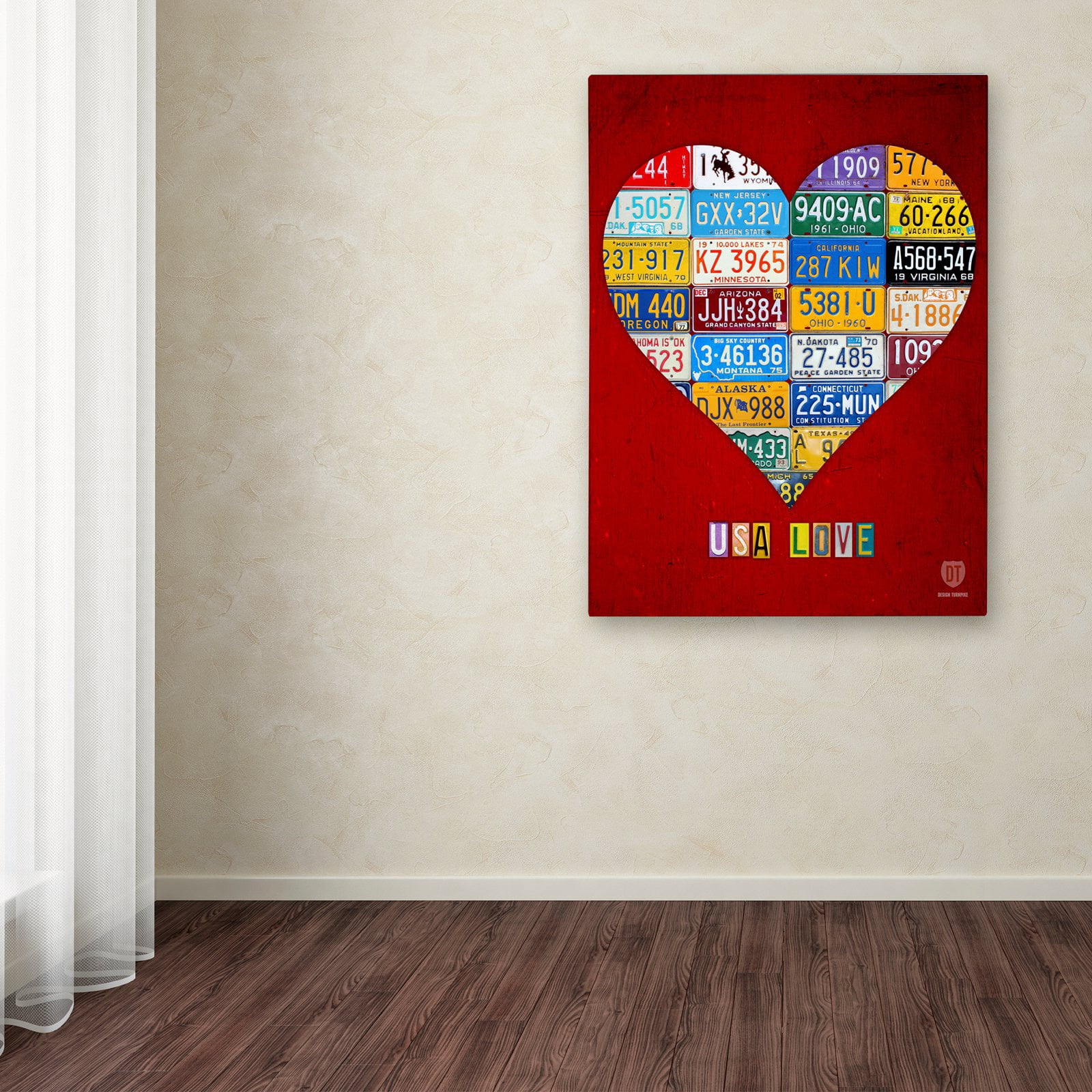 Trademark Fine Art 'Heart' Canvas Art by Design Turnpike