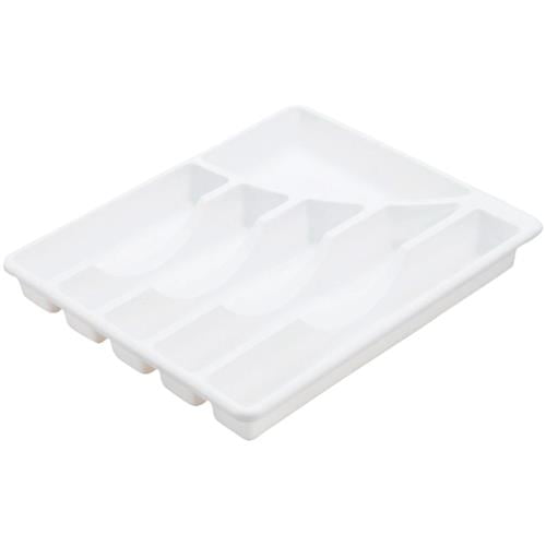 Sterlite 6-Compartment Cutlery Tray WHITE, Each