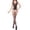 Black, variant on Lingerie for Women Mesh Polka See-Through Vest Jumpsuit Crafted for Sensuality and Confidence Red One Size