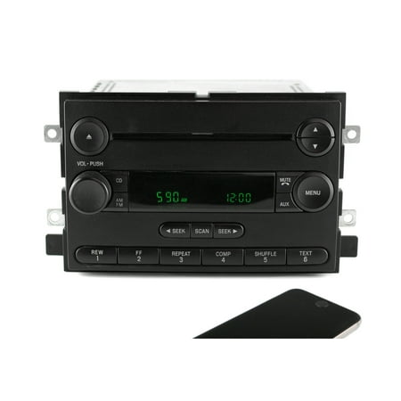 Ford F150 Fm Antenna 05-06 Ford F150 AM FM Radio w CD Player Radio w Bluetooth Upgrade 6L3T-18C869-AD - Refurbished ()