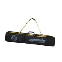 Vsenkes Long Fins Bag Adjustable Strap Freediving Swimming Bag Scuba Diving Gear Bag Black