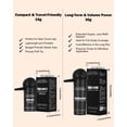 thumbnail image 2 of ADGLAMFUL Hair Fibers – Black, 30g Bottle with Precision Tip | Lightweight Cotton Formula for Thicker-Looking Hair | Clean Finish, for Men & Women, 2 of 7