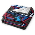 thumbnail image 2 of Depaul University Logo Fleece Blanket, Very Soft Microfiber Flannel Blanket for Couch Warm and Cozy for All Seasons, 2 of 6