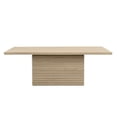 thumbnail image 2 of 84-Inch Light Natural Rectangular Coad Dining Table, 2 of 6