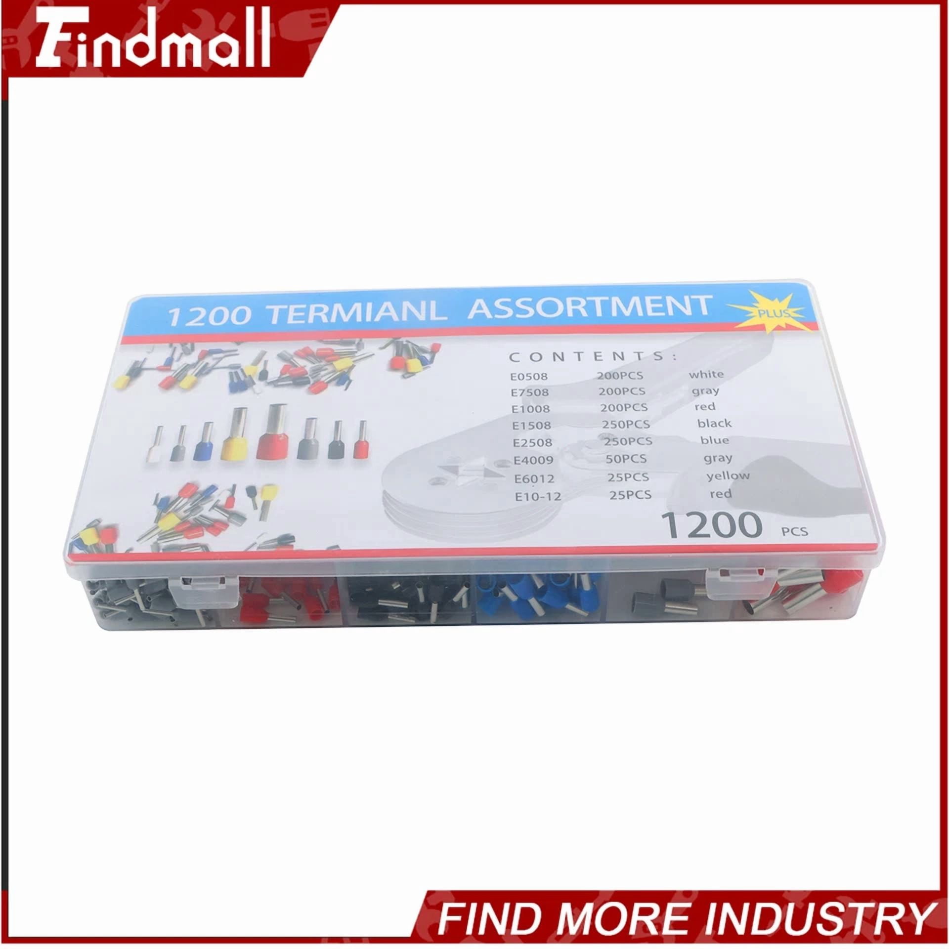 CRESTIN- Findmall Awg 23-7 Self-Adjustable Ferrule Crimping Tool Kit W/ 1200Pcs Ferrules