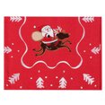 thumbnail image 2 of Mantel navideño BuyWeek rojo con Papá Noel 178 x 38 cm, 2 of 11