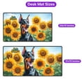 thumbnail image 5 of Doberman Pinscher Hello Summer Sunshine Sunflowers Spring Retro Vintage Desk Mat Full Keyboard Mouse Pad Doberman Dog Lover Gifts Large Mousepad - 00008, 5 of 5