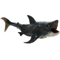 OUNONA Sea Creature Animal Figure Plastic Ocean Animal Figurine Vivid Shark Decoration