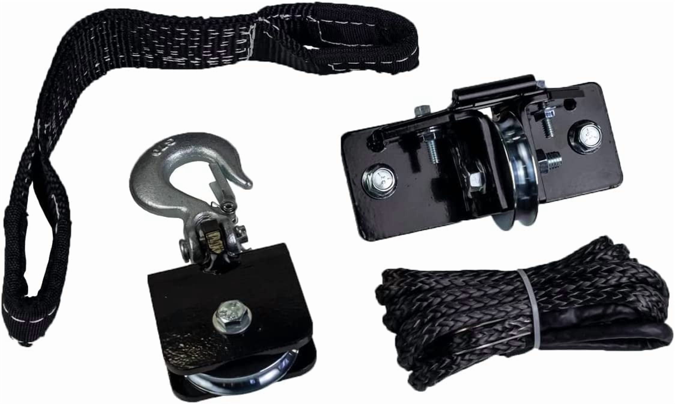 MOTOALLIANCE® Denali Plow Pulley Fairlead Kit for ATV/UTV Winches with 3" x 6" Wide-Spool Bolt Patterns