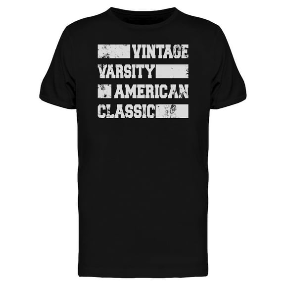 Varsity American USA Classic T-Shirt Men -Image by Shutterstock, Male 3X-Large