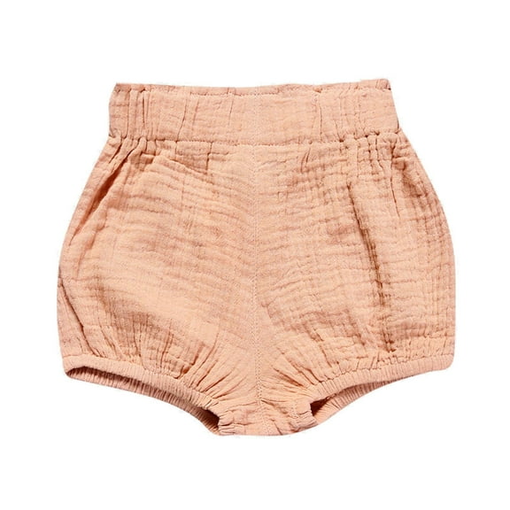 KAUOD Baby Boys Girls Bloomers Loose Elastic Waist Triangle Shorts Summer Solid Casual Comfy Breathable Underwear
