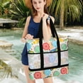 thumbnail image 2 of Bolsa de Playa Impermeable DSIUE con Enfriador para Mujer, Tote Grande, 2 of 8