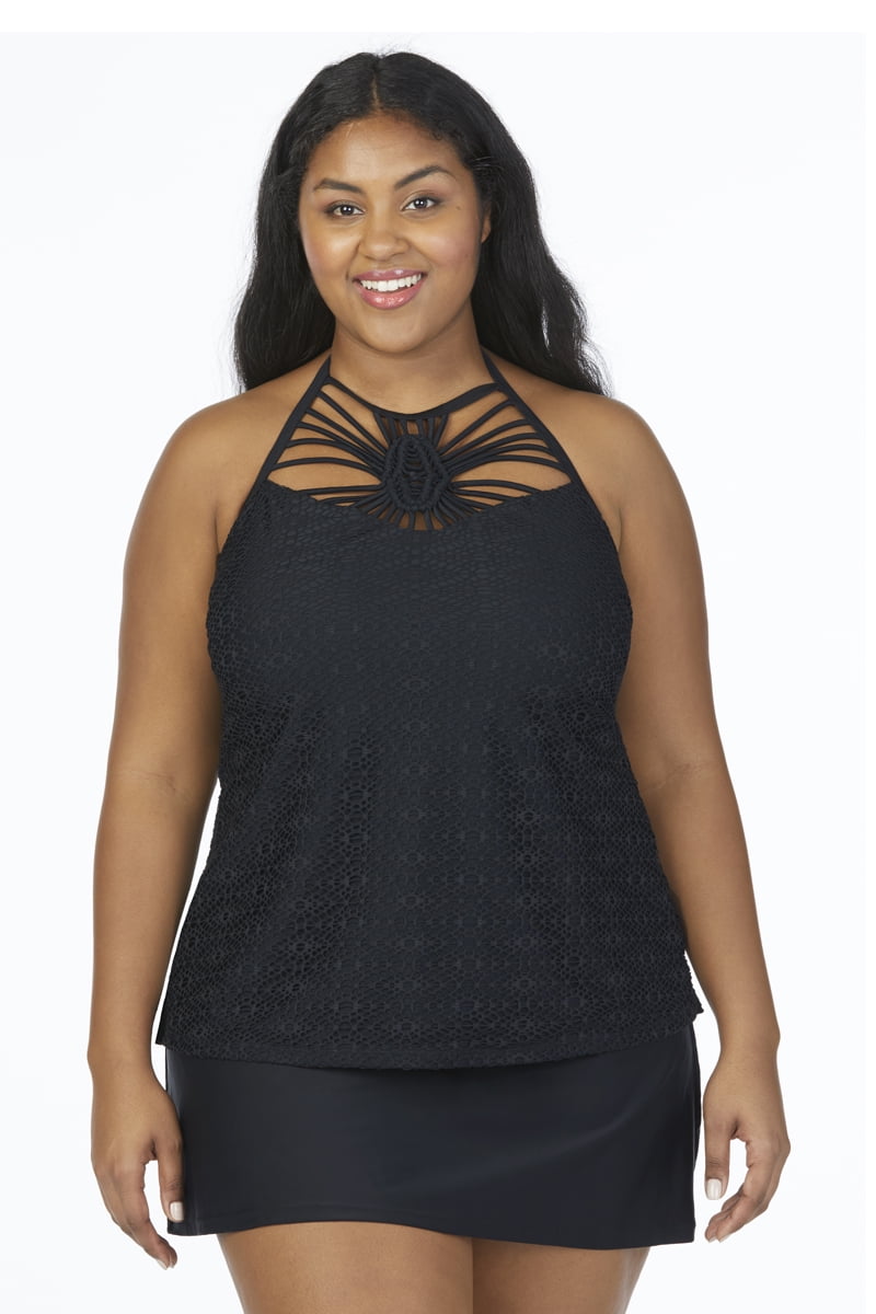Island waves swimwear plus size Clearance
