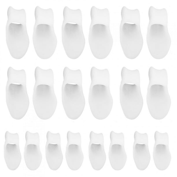Separador de dedos NikouMX 10 pares reutilizables Almohadilla de silicona