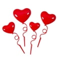 thumbnail image 3 of Balloons Cake Toppers,Balloons Cake Toppers 3D Love Heart Shape,Cake Decorations Ornaments Party Supplies,cupcake Decor Valentines Day Wedding,Anniversary Engagement Birthday Party F Soledad Primeros de la torta de globos, 3 of 10