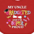 thumbnail image 4 of Inktastic My Uncle Graduated and I'm Super Proud Boys or Girls Baby Bib, 4 of 4